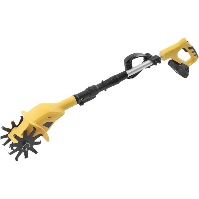 20-V-Motorhacke, elektrische Mini-Hacke, Bodenhacke, Krümler, Gartenhacke, Gartenfräse, kabelloser Kultivator, Kultivator mit 2000-mAh-Akku