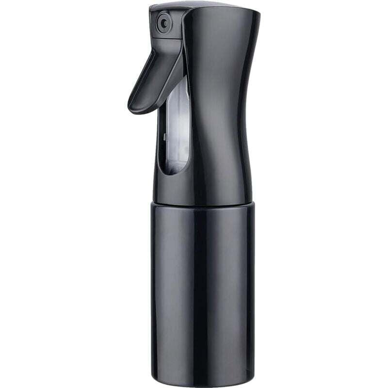 XVX - 200 ml Haarsprühflasche, leere, wiederverwendbare Haarsprühflasche, Handsprüher für Friseure, Alkohol, Pflanzen und Gesichtspflege, schwarz