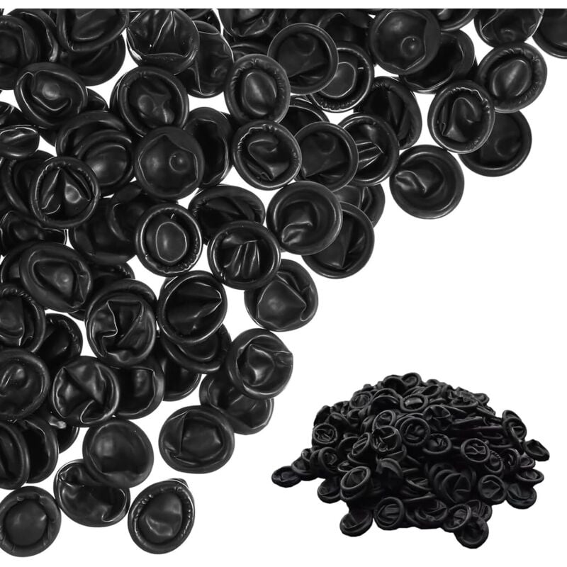 200 Stück Antistatische Latex Fingerlinge Schwarz Ideal für Kosmetik, Medizin & Mehr Finger Sleeves