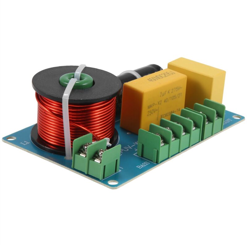 200 W 3-Wege-Hochlautsprecher-Frequenzteiler, Audio-Splitter-Filterplatine für Heimkino-DIY-Lautsprecher-Crossover