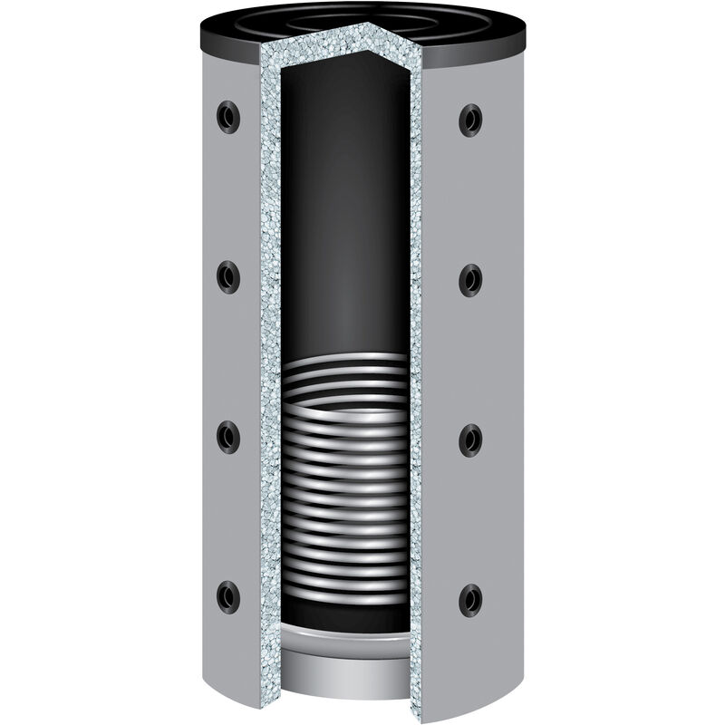 Twl-technologie Gmbh - 2000 Liter twl Pufferspeicher PR-2000 1 Wärmetauscher 120mm Isolierung Heizungsspeicher