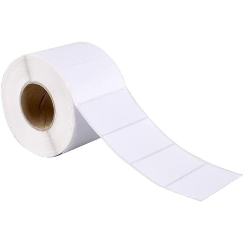 Gabrielle - 2000 selbstklebende Etiketten für Küche und Büro, weiß, für Küche und Marmelade, 6 x 3 cm