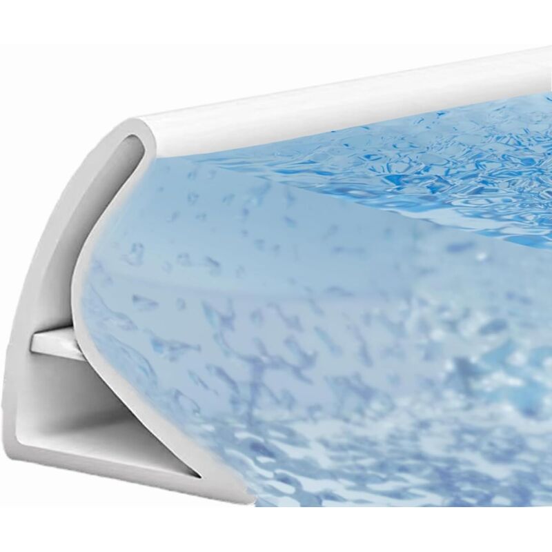 200cm Schwallschutzleiste Dusche Selbstklebend, Silikon Wasserstopper Dusche Schwallschutz, Duschdichtung Schwallschutz, TüRdichtung Duschwasserstop