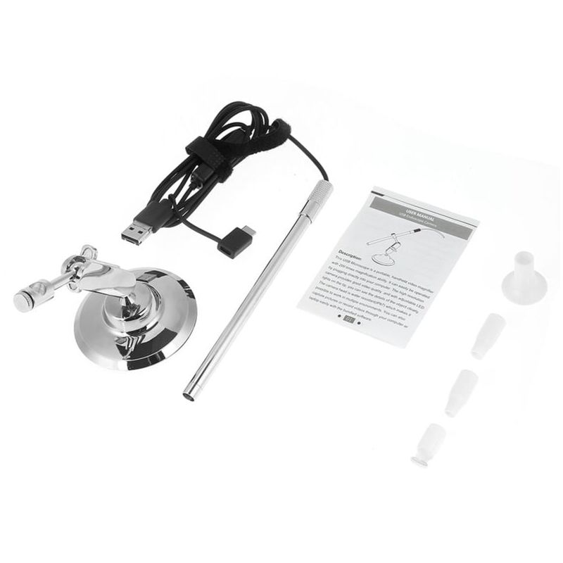 200X Mikroskop 8-LED 720P Kamera Lupe USB/Micro usb Mikroskop für Computer/Handy