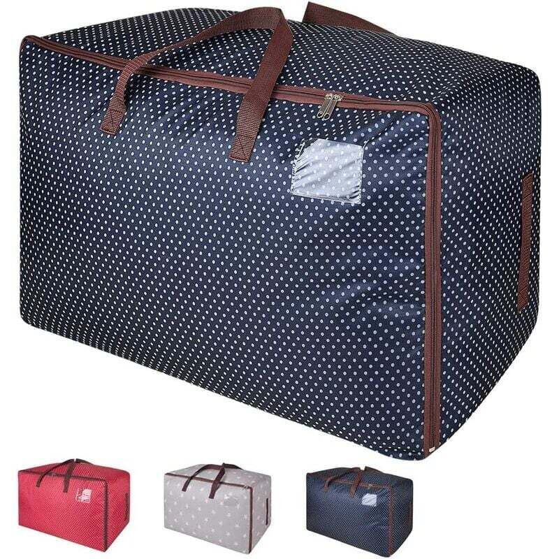 2013 100L Kleidersäcke, wasserdichte dicke übergroße Organizer-Aufbewahrungstasche, Reisetasche - Blau