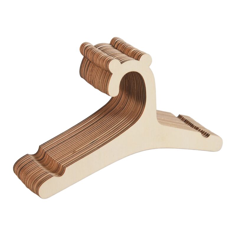 20PCS Baby Holz Kleiderbügel Rack Kinder Zimmer Dekor Kinder Mäntel Kleidung Organizer