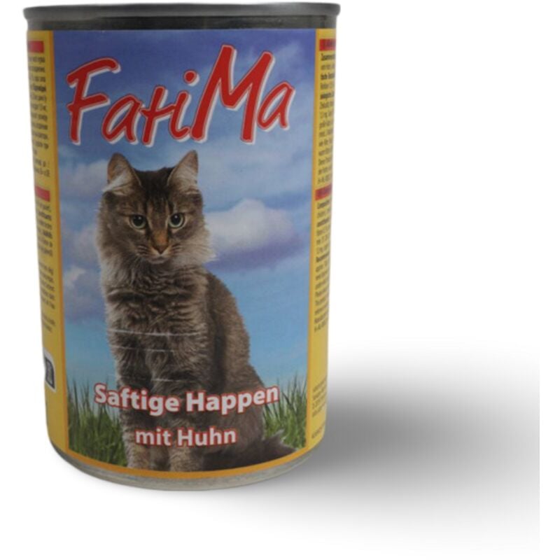 Unbekannt - 20x 400g Fatima saftige Happen mit Huhn Katzenfutter Nassfutter für Katzen Futter nass