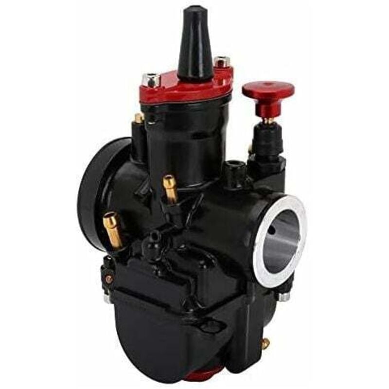 21-mm-Vergaser, PWK 21 Motorrad Power Jet Carb Racing Performance Universal für 50CC bis 100CC Pit Dirt Bike Motocross Enduro On/Off Road ATV Quad