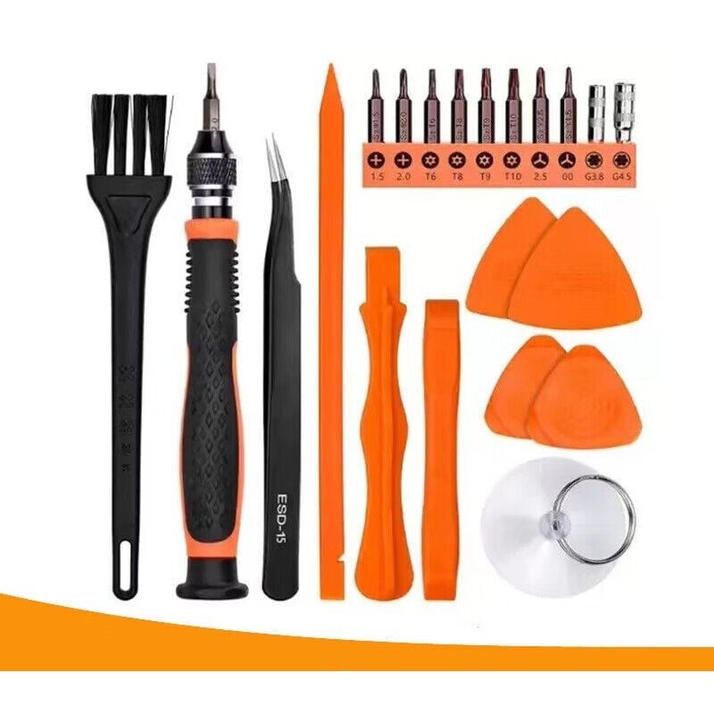21-teiliges Präzisions-Schraubendreher-Set, Reparatur für Türklingel, Laptop, Switch, PS4, Xbox, MacBook, iPhone, Uhr, Brille usw. DEBUNS