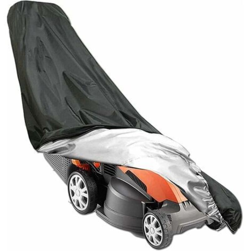 210D Oxford Tuch Rasenmäher Staubschutz Rasentraktor Schutzhülle mit Aufbewahrungstasche(19311264)