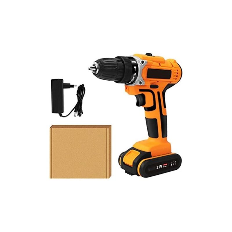 21 v Akkuschrauber Bohrmaschine wiederaufladbare Lithium-Batterie wasserdicht tragbare elektrische Haushaltsbohrmaschine