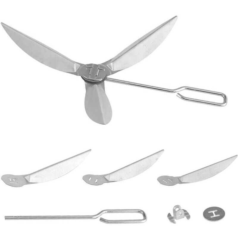 22-1/2 Zoll One-Touch Reinigungssystem-Set für 57 cm Weber Kugelgrill Ersatzteile Kompatibel mit Weber Kugelgrill Ersatzteile 7444