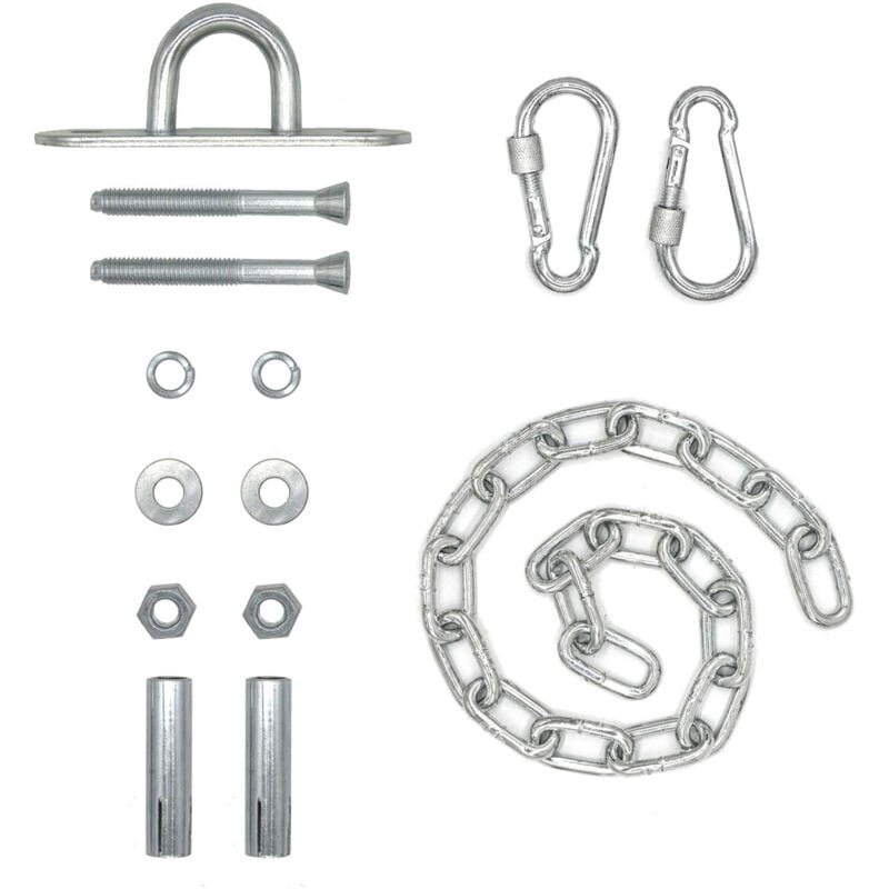 No Brand - 230kg Hängesessel Kette mit Deckenhaken - 66cm Aufhängung für Boxsack Hängematte