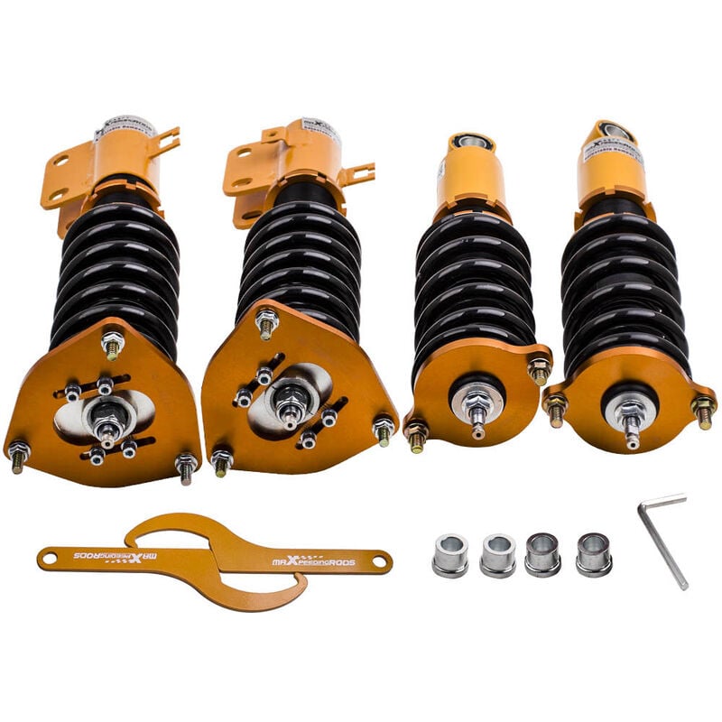 24-fach verstellbarer Dämpfer Gewindefahrwerk für Subaru Legacy BE 1999-2004Gewindefahrwerk for Subaru Legacy 2000-2004 BE mit 24 einstellbaren