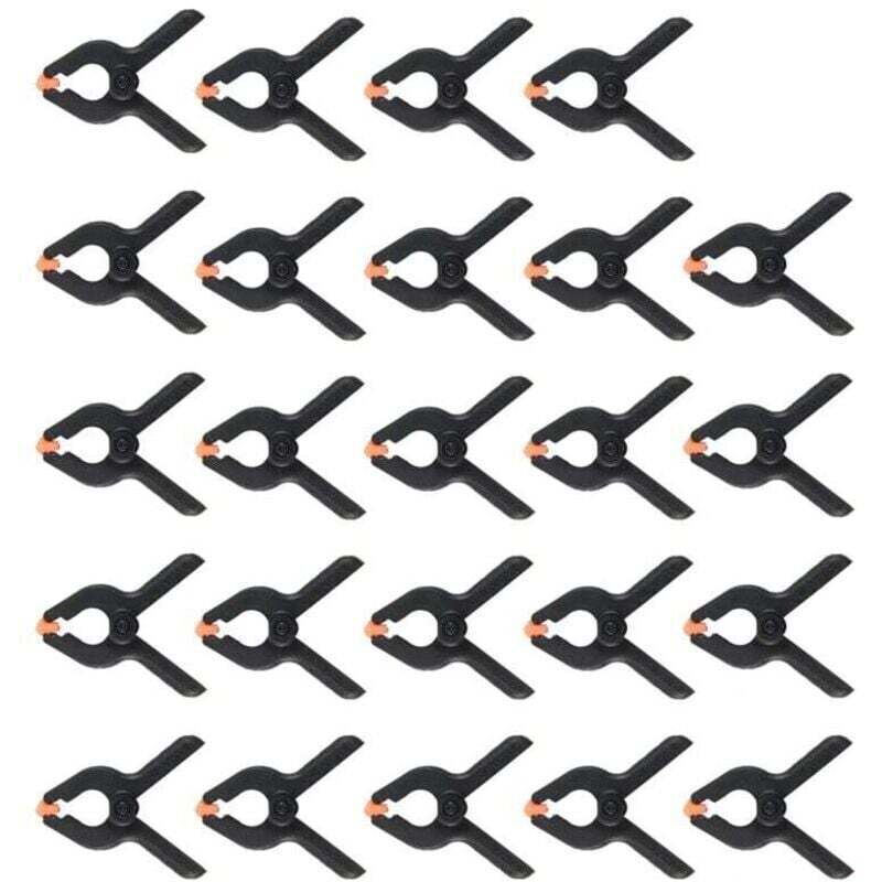 24 Federklammern, XU, Kunststoffkleber für universelle Anwendungen, Werkstatt, Fotografie oder Modellbau - KZQ