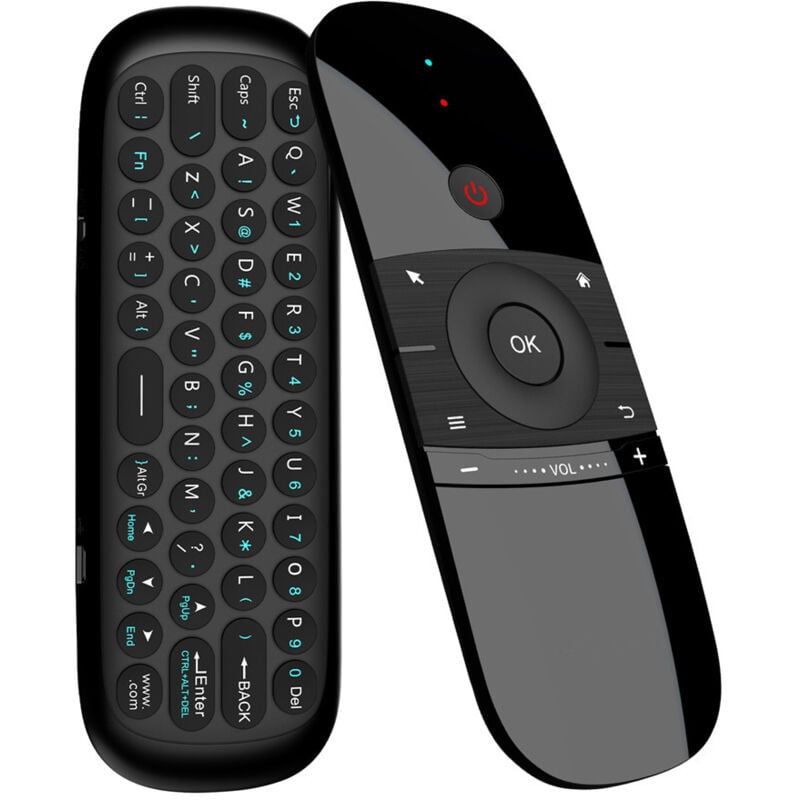2,4 GHz Air Mouse Fernbedienung mit Tastatur, integrierte Gyro-Sensoren, wiederaufladbare kabellose Air Fly Mouse Fernbedienung für Android tv Box,