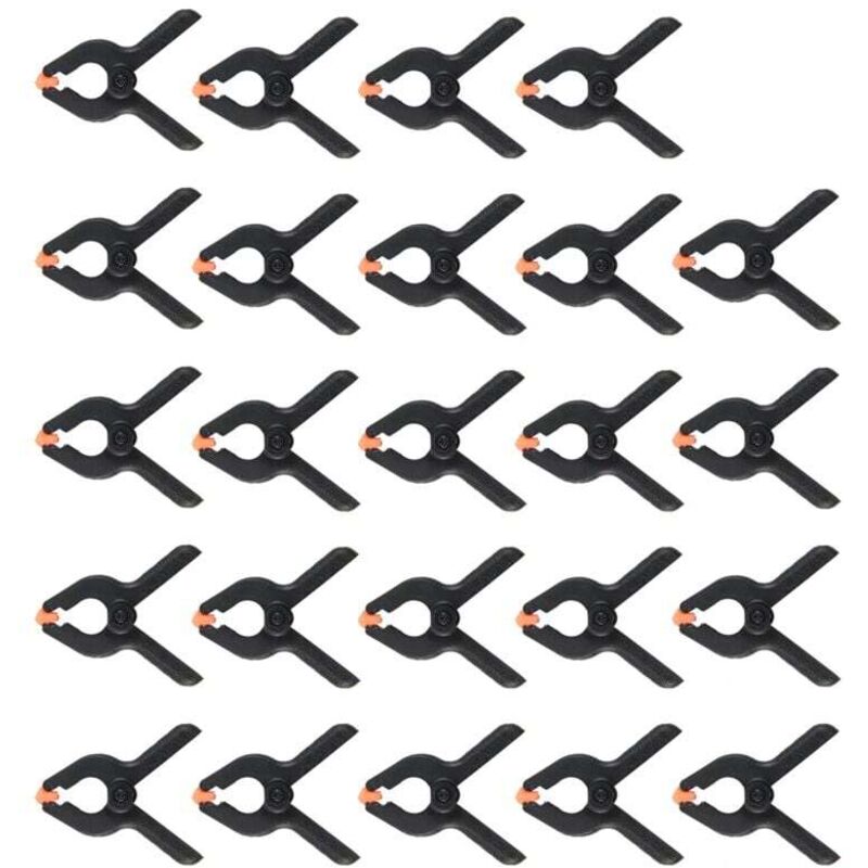 24 multifunktionale Kunststoff-Federklemmen für Foto- und Modellbau-Workshops