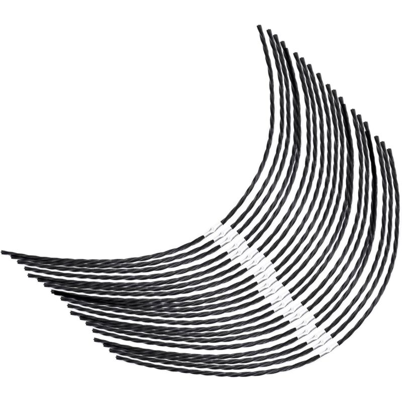 24 Stück F016800431 Trimmerfaden für Bosch Home and Garden AFS 23-37 Elektro Freischneider Motorsense,Ersatz-Trimmerschnur Faden Länge: 37 cm,