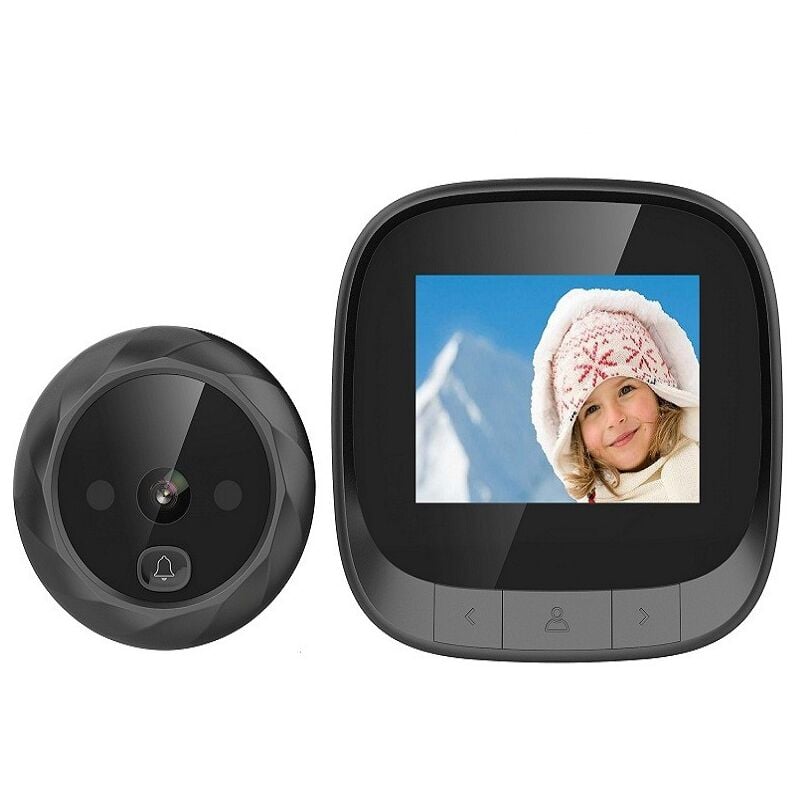 2,4 Zoll Mini Digital Guckloch Viewer Türkamera Smart Wireless Remote Video Türklingel Smart Visual Intercom Home hd Nachtsicht WiFi