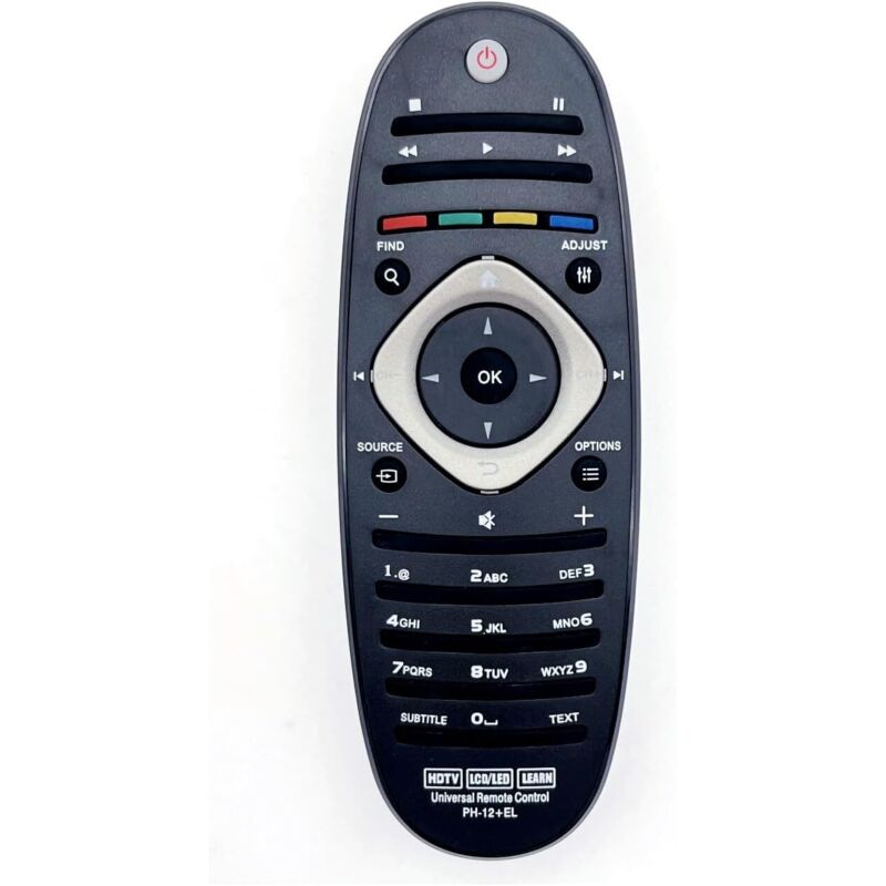 242254990301 Universal-Ersatzfernbedienung für Philips LED-Fernseher 26PFL3606H/12 32PFL3506H/12 32PFL5406H/12 42PFL3606H/12 47PFL4606H/12