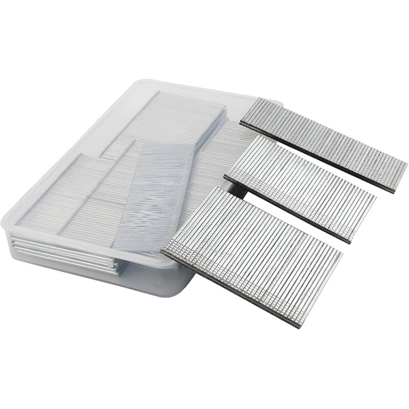 25-50 mm T-förmige Nägel, Nägel für Druckluftnagler, gerade Nägel für die Endbearbeitung von Nagelpistolen (Packung mit 1140 Stück)