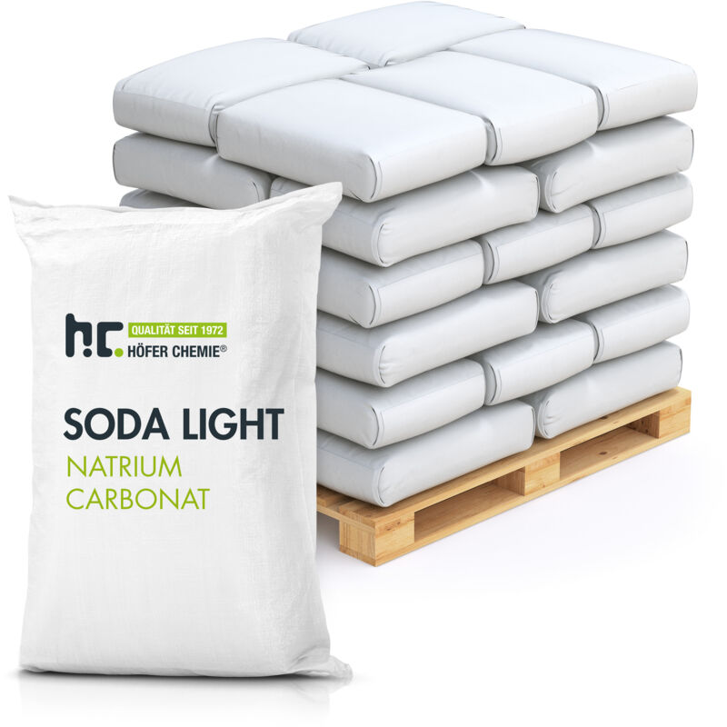 20x 25 kg Natriumcarbonat (Soda) leicht - technische Qualität