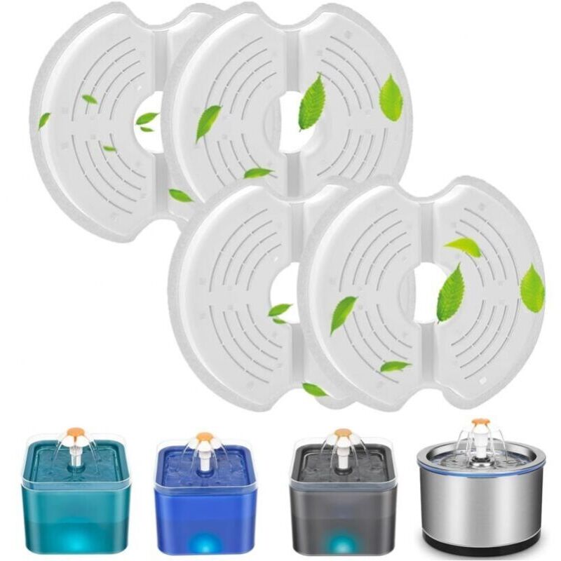 2,5 l Edelstahl-Ersatzfilter für Katzenbrunnen, Aktivkohlefilter für Ymyny Katzenbrunnen