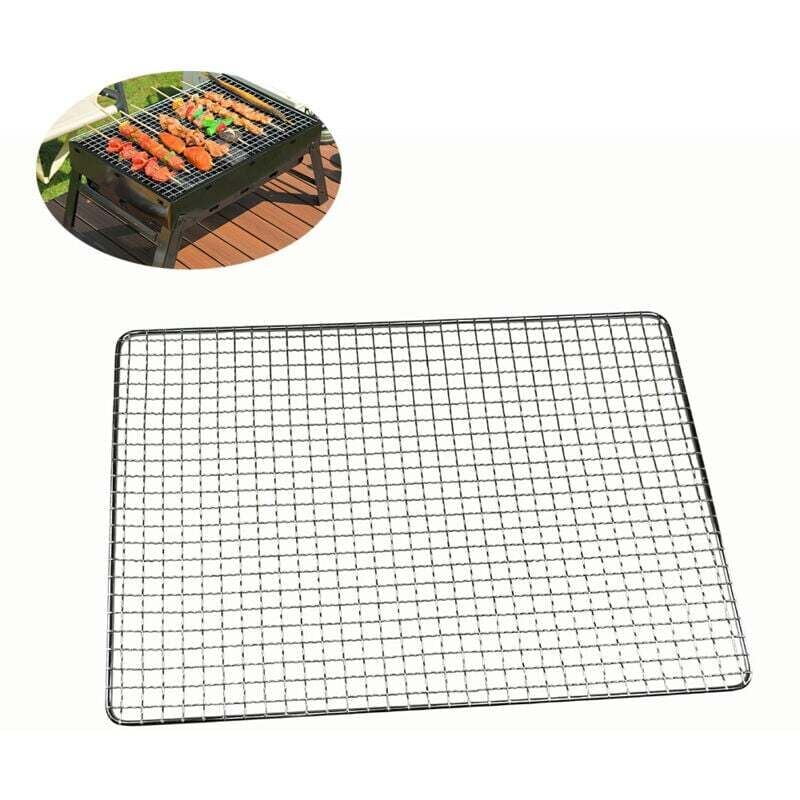 KZQ - 25 x 40 cm) Carbon-Grill-Kochnetz, Grillrost, Edelstahl-Grill, 25 x 40 cm, 30 x 45 cm, 38 x 50 cm für Outdoor-Gartenpicknick, Barbecue