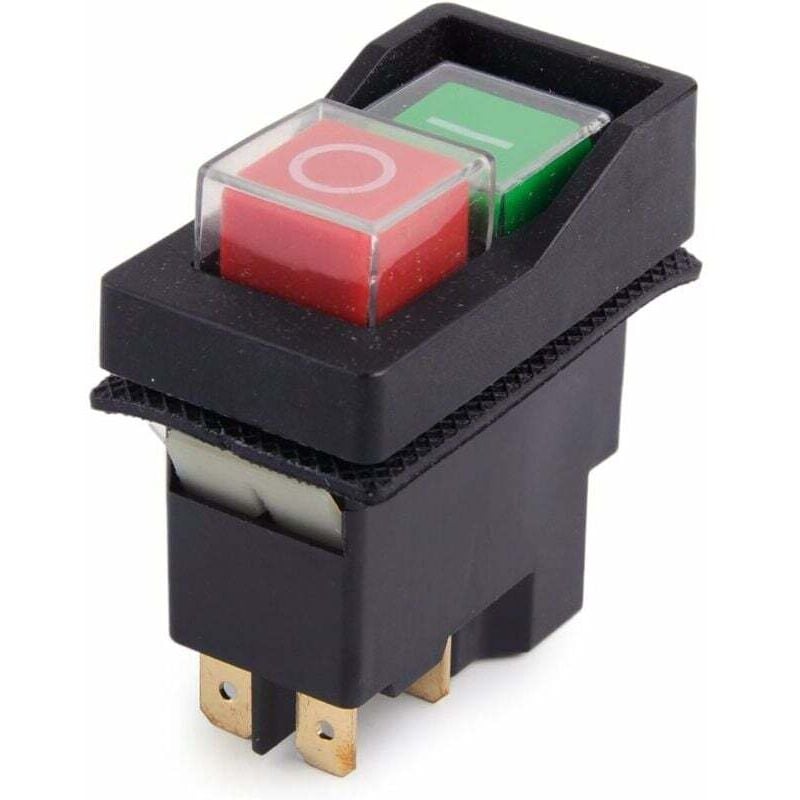 250 V IP55 KJD17 KLD28 4-poliger Start-Stopp-Ein-Aus-Schalter, Volt 2BTN, geeignet für Werkstattmaschinen (Versand durch Amazon)