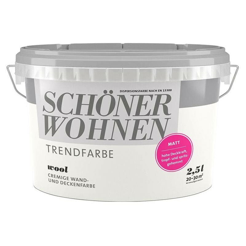 Sw Trend Wandfarbe matt 2,5L Wool 9517
