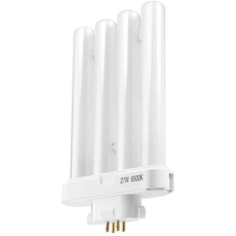 27-W-Kompaktleuchtstofflampe, 220 V, 4-polig, Doppelröhre H Quad, 6500 K Kaltweiß