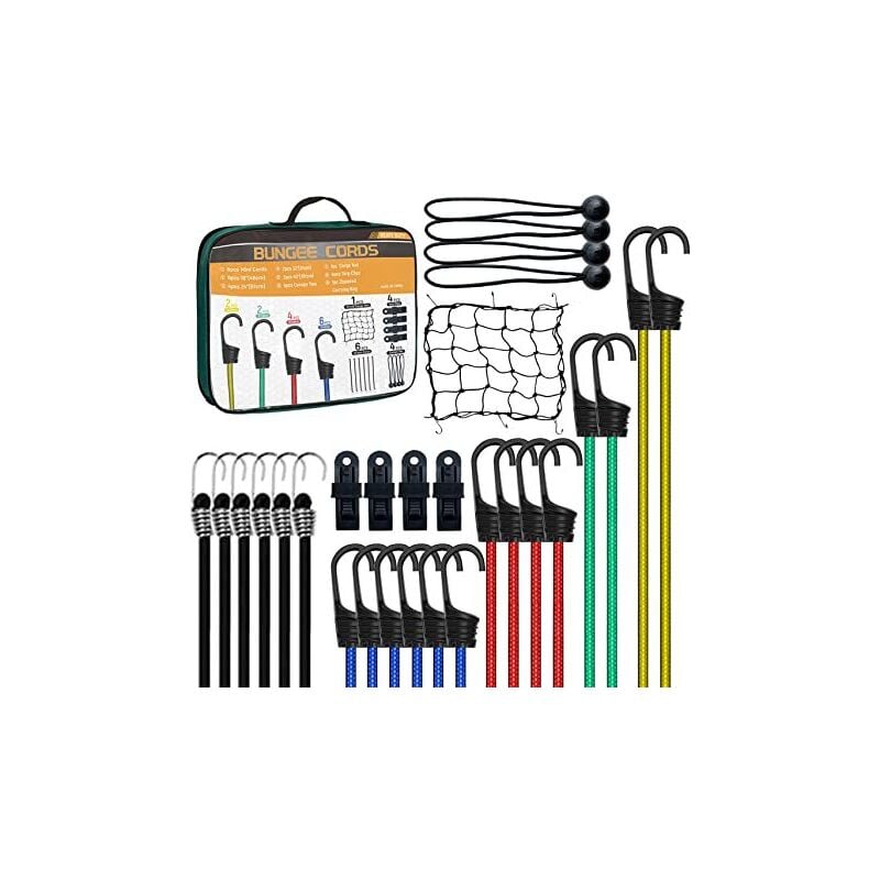 29-teiliges, robustes, erweiterbares Set für den Außenbereich – enthält 10 Zoll, 18 Zoll, 24 Zoll, 32 Zoll, 40 Zoll erweiterbare Gurte und 8 Zoll