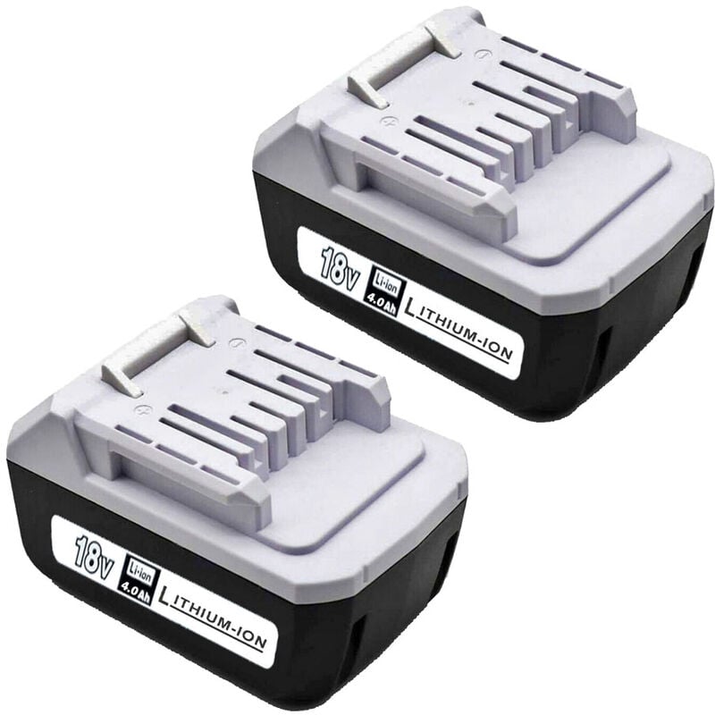 Powerwings - 2er BL1813G Akku für Makita 18V 4,0Ah BL1820G BL1813G BL1811G 195608-4 Ersatzakku Kompatibel mit Makita Drill HP457D TD127D