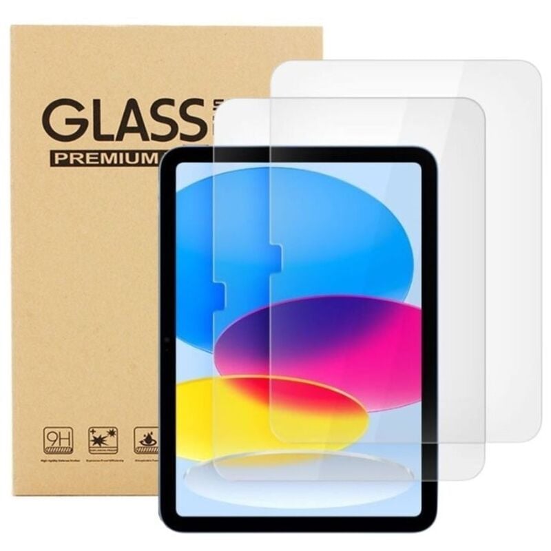 2er-Pack 9H gehärtetes Glas für iPad 10.9 10. Generation 2022 / iPad 11' (A16) 11. Generation 2025