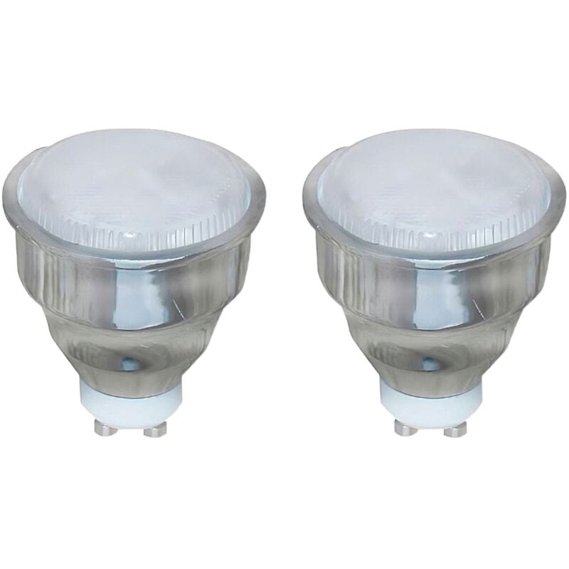 2er-Pack Dayron CFL-Spotlight-Lampen mit niedrigem Verbrauch, GU10, 9 w, 400 lm, 2700 k, 7 h
