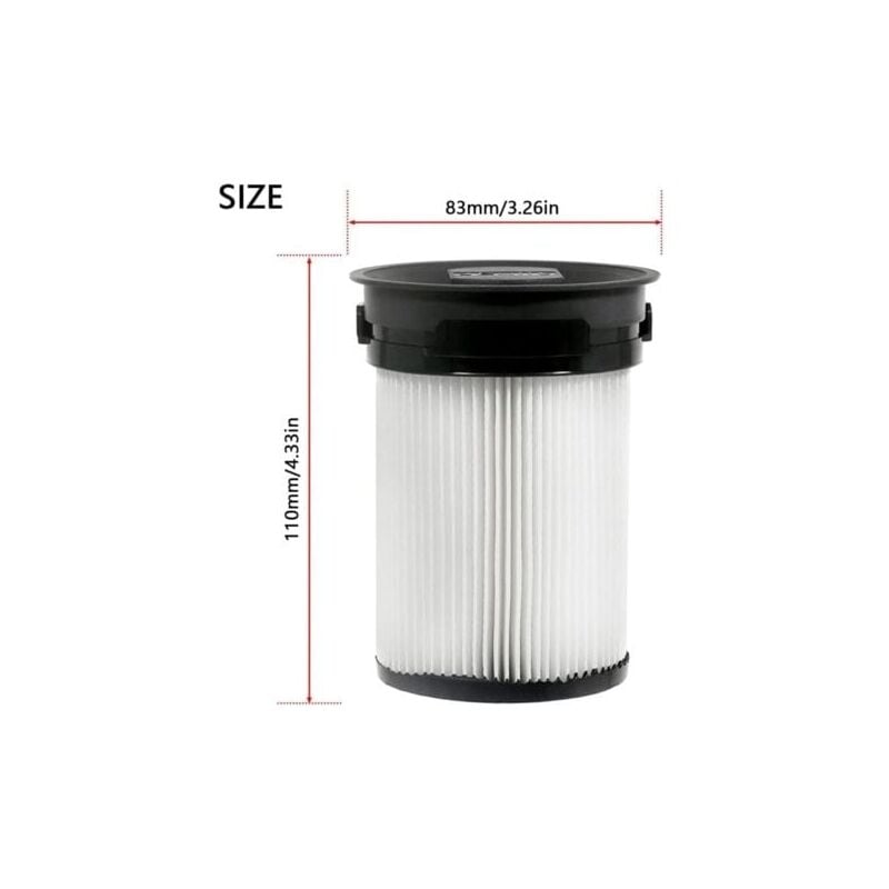 2er-Pack Filter für Akku-Staubsaugerzubehör Miele Triflex HX1 Serie, Miele Staubsaugerfilter