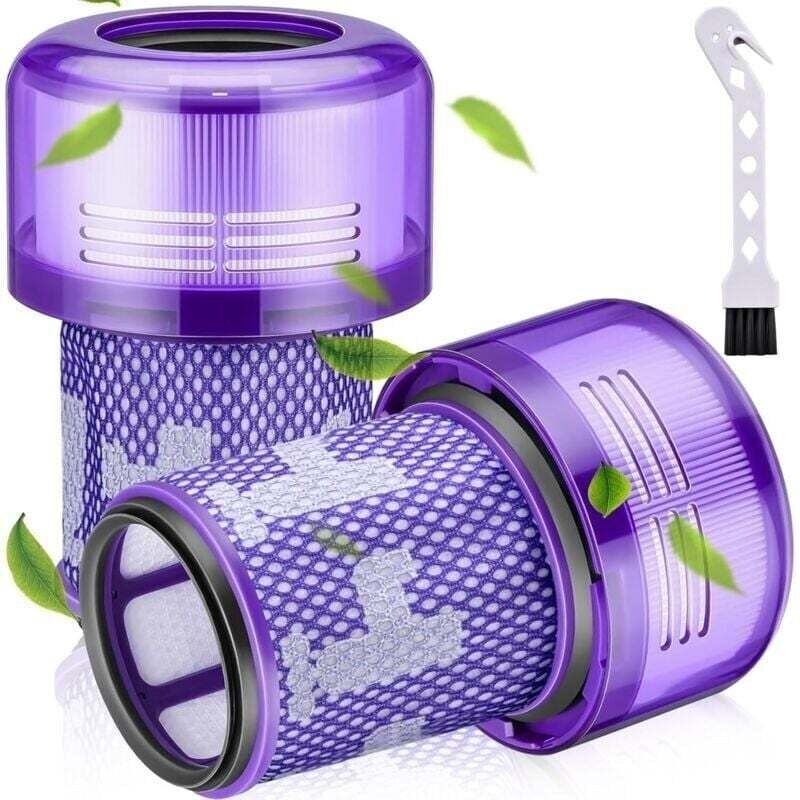 2er-Pack Filter für Dyson V12 Staubsauger, Filter für Dyson V12 Slim Staubsauger, waschbarer HEPA-Ersatzfilter für Dyson V12 Detect Absolute Extra