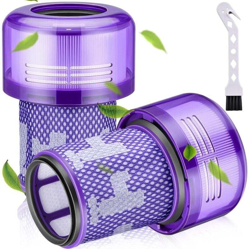 2er-Pack Filter für Dyson V12 Staubsauger, Filter für Dyson V12 Slim Staubsauger, waschbarer HEPA-Ersatzfilter für Dyson V12 Detect Absolute Extra