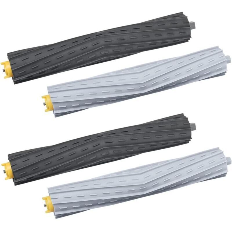 2er-Pack Gummibürsten für iRobot Saugroboter der Serien 800 und 900, Ersatzwalzenbürste für Roomba 850, 860, 861, 866, 870, 880, 890, 960 und 980