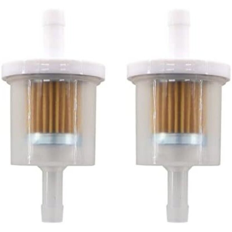 2er-Pack Kraftstofffilter für Aufsitzmäher, Rasentraktoren, viele Briggs & Stratton 493629 691035 695666 AM108356 Tecumseh 34279 A