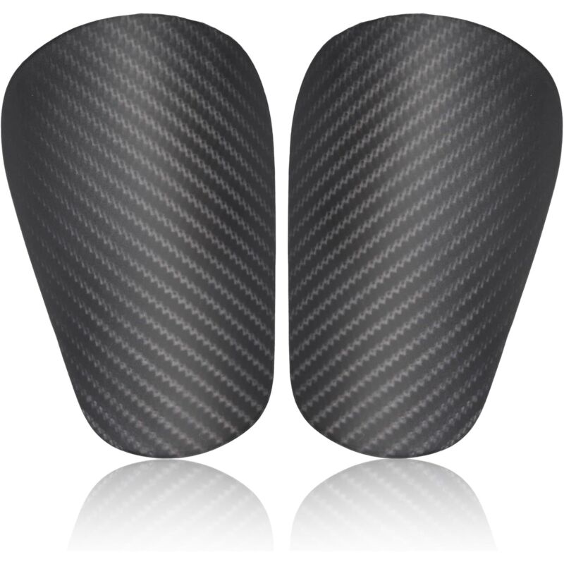 2er-Pack Mini-Fußball-Schienbeinschoner – Dunkelgraue Ultra Mini-Fußball-Schienbeinschoner für Kinder, Jugendliche und Erwachsene