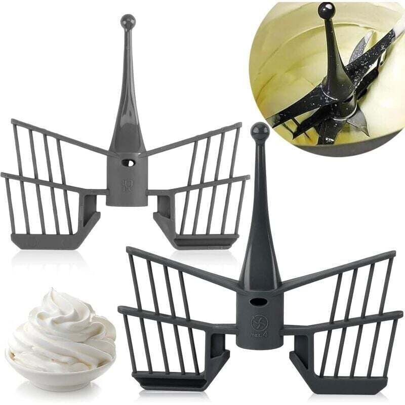 2er-Pack Schneebesen für Vorwerk Thermomix TM5 TM31 TM6 Thermomix-Zubehör, hochwertige Schmetterlings-Schneebesen-Ersatzteile für die Vorwerk