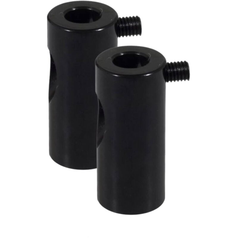 2er-Pack schwarze Deckenleuchtenhaken Lampenumsetzung Dekorative Halterung Dezentrale Halterung für Wand- oder Deckenlampen