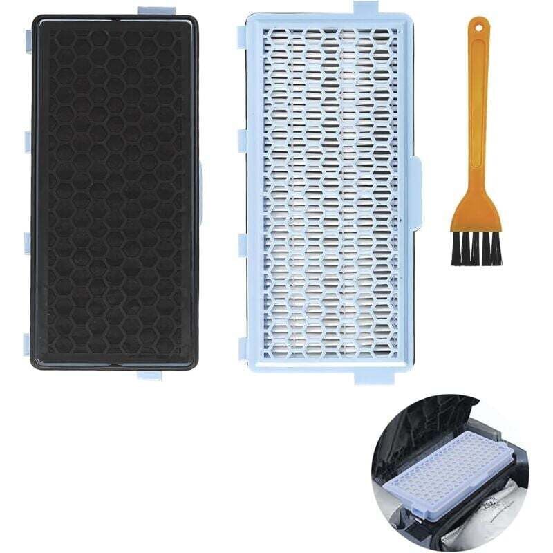 2er-Pack Staubsaugerfilter für Miele Complete C1 C2 Active AirClean SF-HA 50 Ersatzfilter für Miele Compact C1 C2 Staubsauger S8340 Kompatibel mit