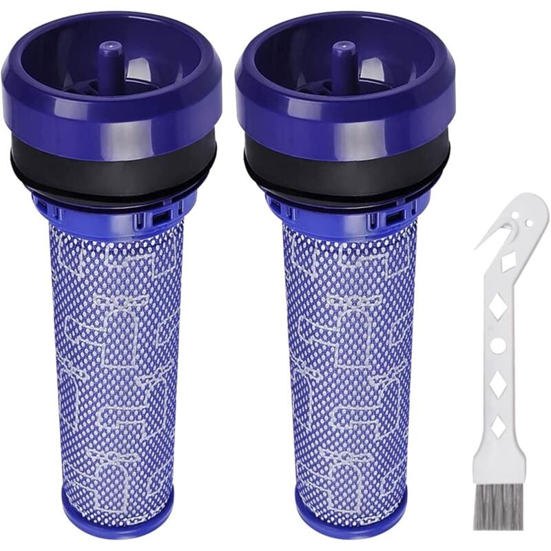 2er-Pack Vorfilter für Dyson DC37, DC33C, DC39, DC28C und DC53 Staubsauger, waschbare Vorfilter für Dyson Staubsauger, 2 Filter und 1