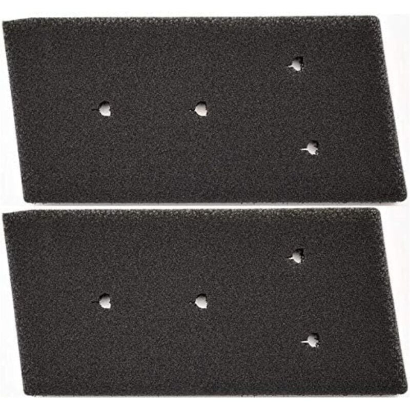 2er Set Filter für Wäschetrockner Bauknecht Privileg Whirlpool HX 481010716911 - Wärmepumpentrockner - 230 x 115 x 14 mm - Schwammfilter