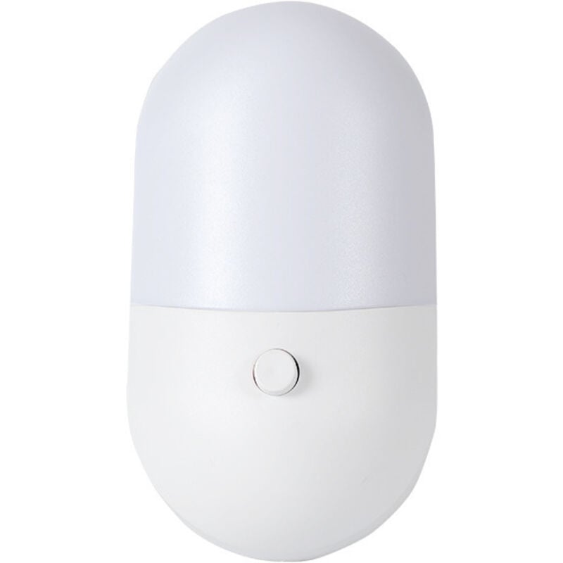 2er Set LED Nachtlicht Steckdosen für Kinder- oder Babyzimmer, weiß und warmweiß