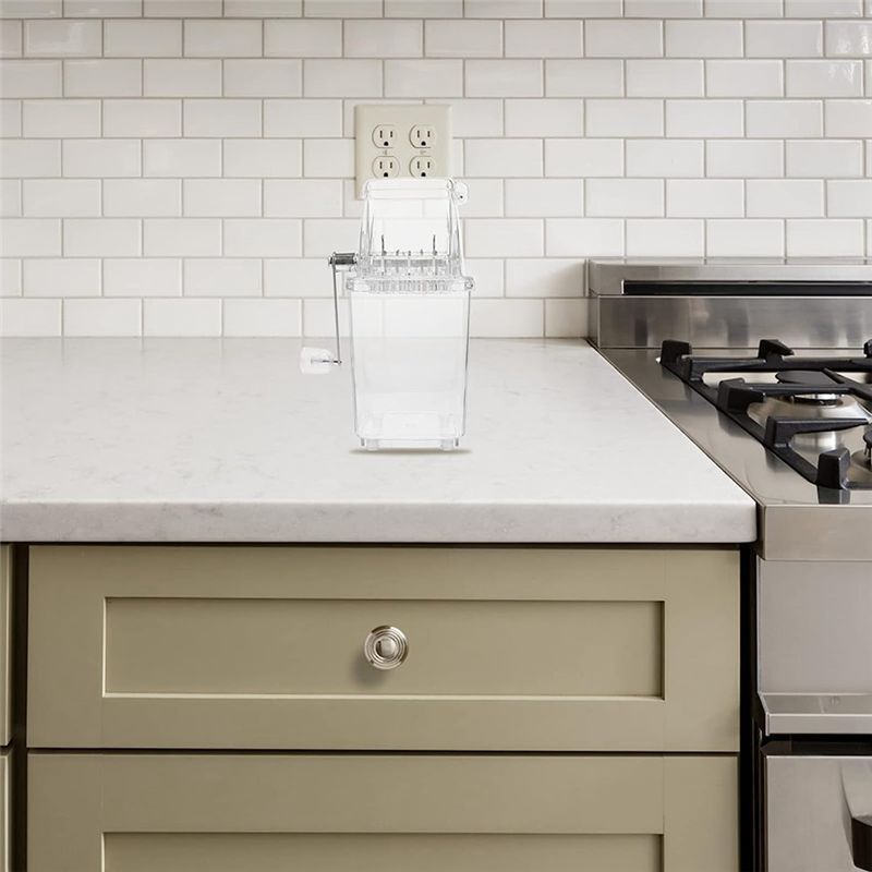 2L Ice Crusher Shaver Tragbare Handkurbel-Eismaschine für Heim-Eis-Eis-Chip-Eis Manuell A