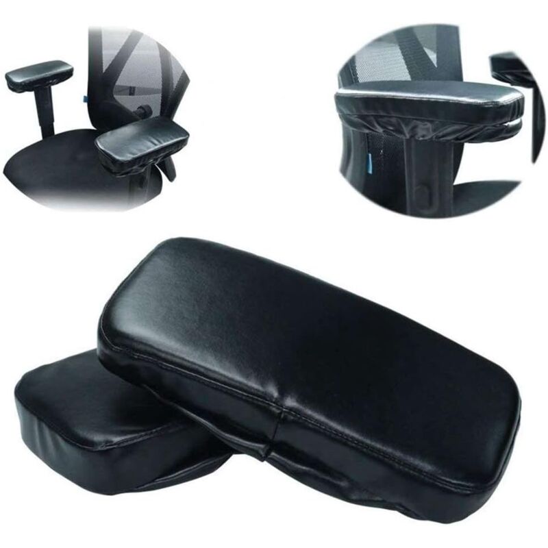 Aougo - 2pc Armlehnen Stuhl Kissen Ellenbogen Rest Kissen Büro Computer Kissen Memory Foam Abdeckungen Kissen für Home Office Stuhl