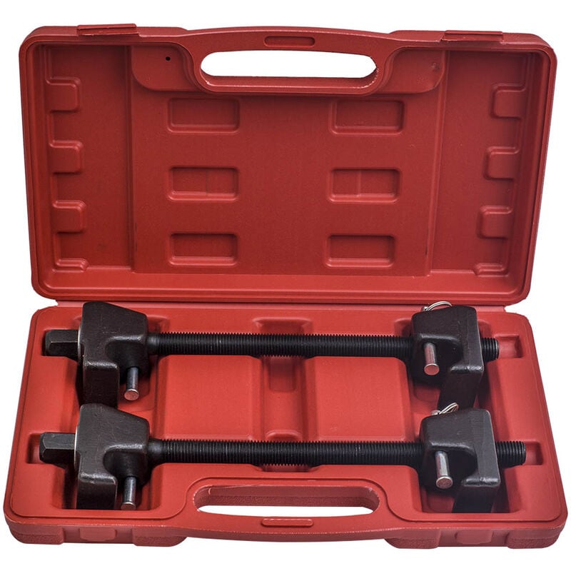 2tlg. Profi Federspanner Set mit Koffer 300mm Feder Spanner Einspannweite 260 mm2tlg Federspanner kfz Tieferlegung Universal Federbein Spannen
